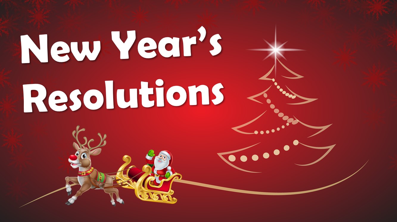 New Year's Resolutions PPT Sentence Game