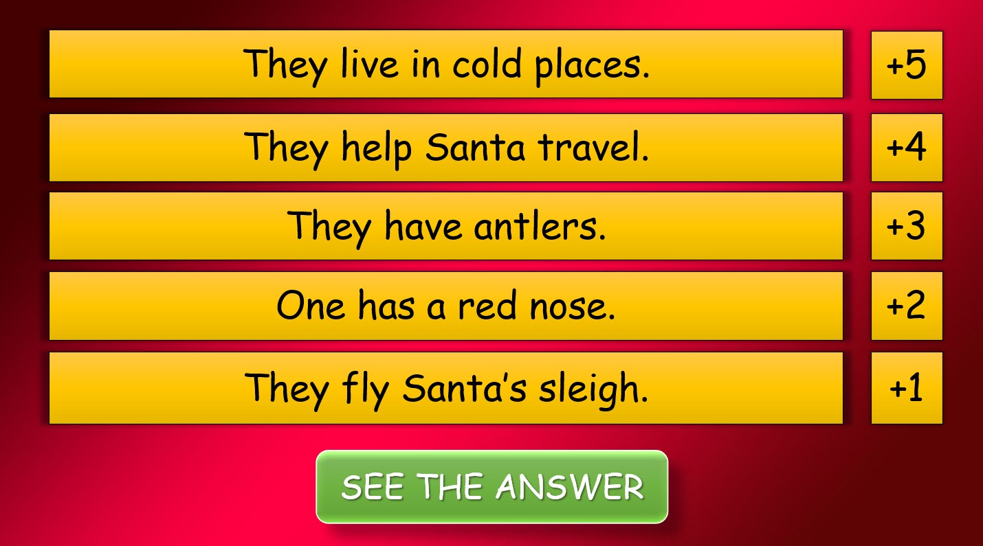 Give Me a Clue - New Year Edition (PPT Vocabulary Game with Flashcards)