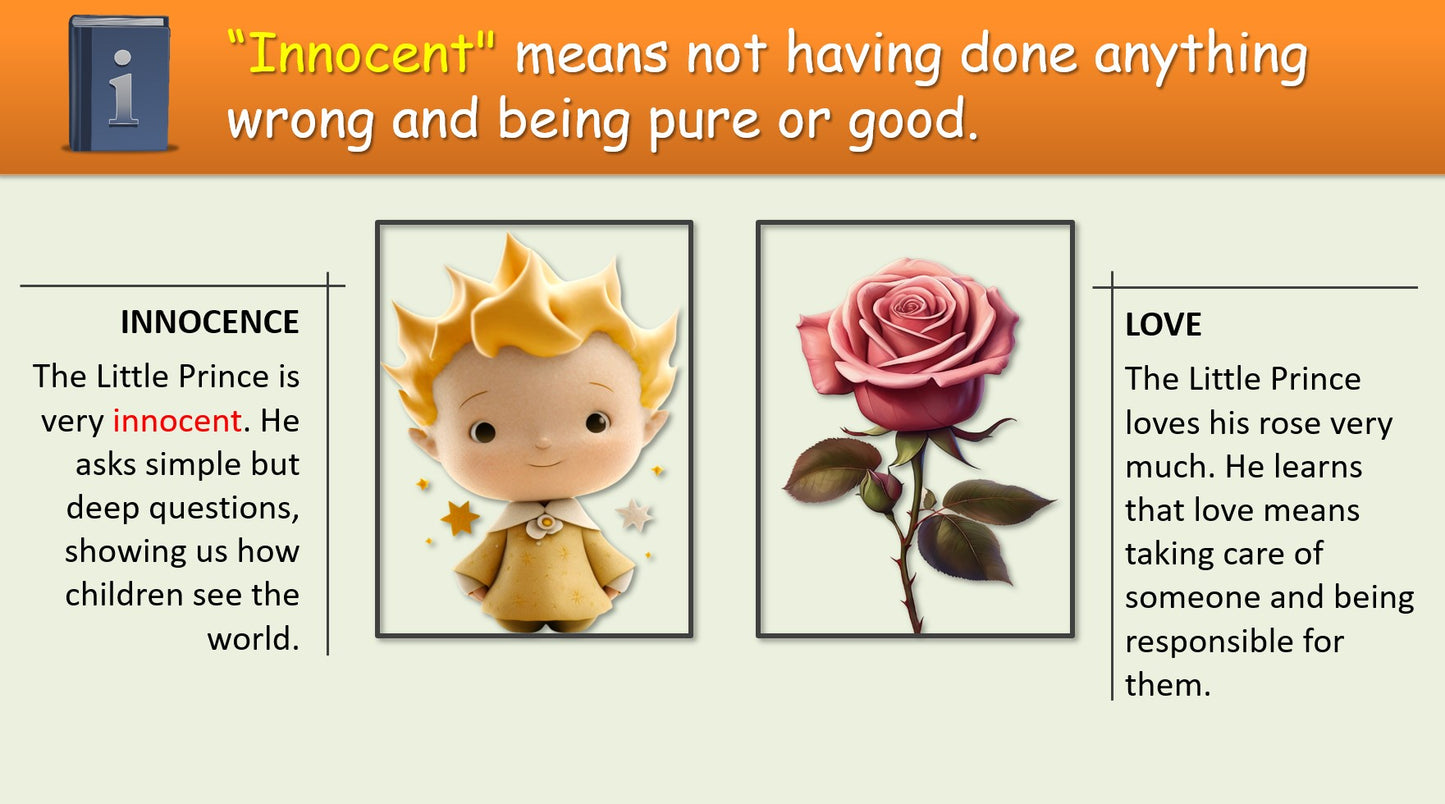 The Little Prince: Key Characters and Themes - Grade 6-7 PowerPoint Lesson