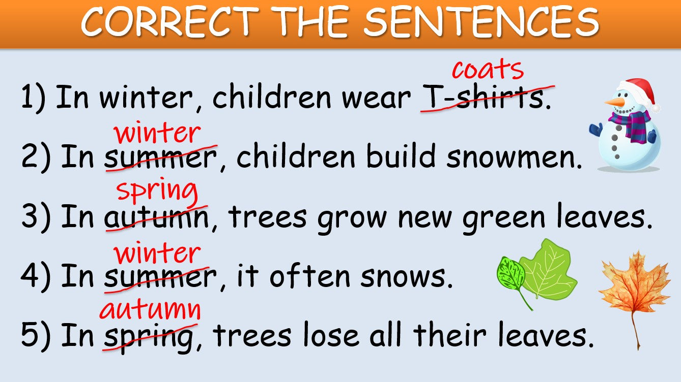 The Four Seasons - Grade 3-4 PowerPoint Lesson