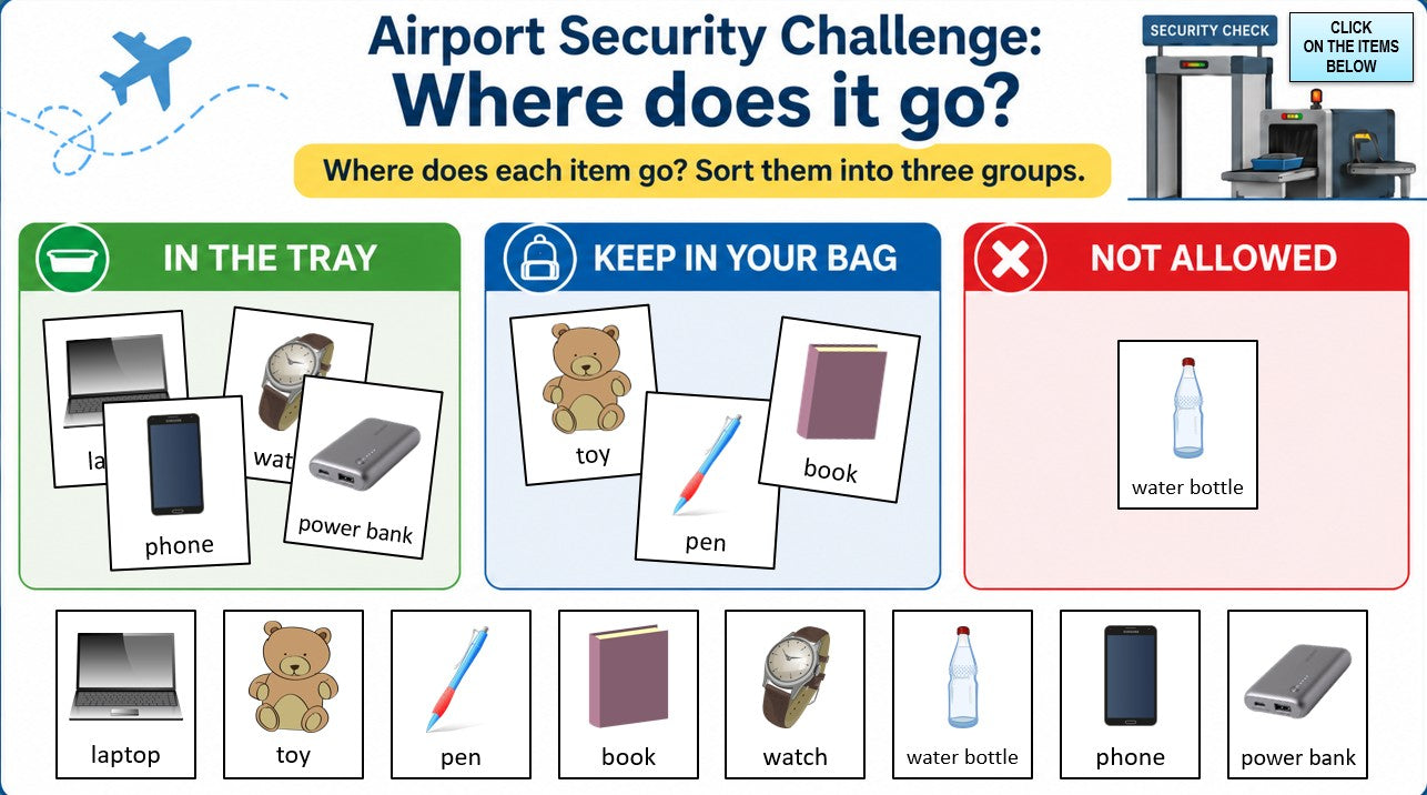 At the Airport - Grade 5 Interactive PowerPoint Lesson