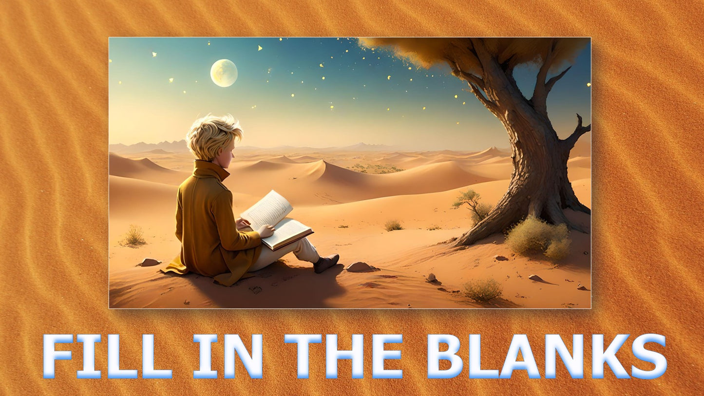 The Little Prince: Key Characters and Themes - Grade 6-7 PowerPoint Lesson