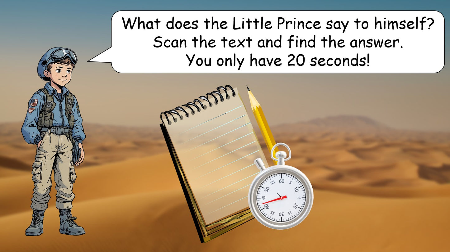 The Little Prince: Key Characters and Themes - Grade 6-7 PowerPoint Lesson