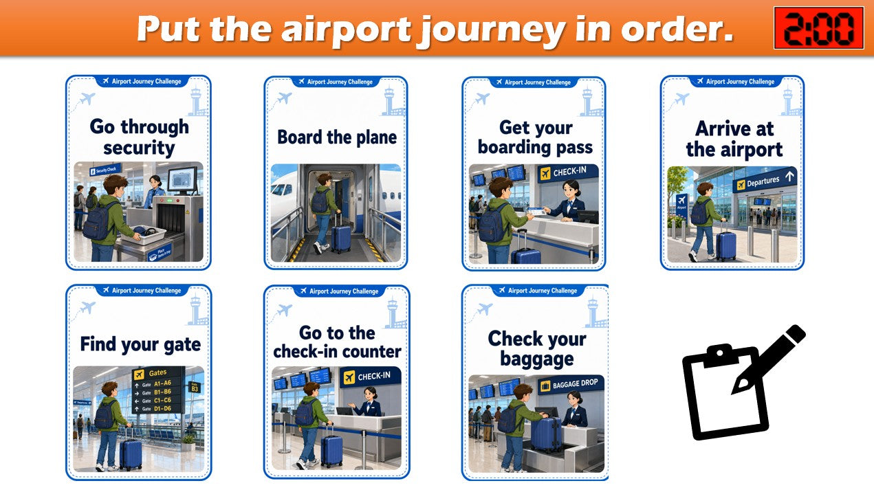 At the Airport - Grade 5 Interactive PowerPoint Lesson