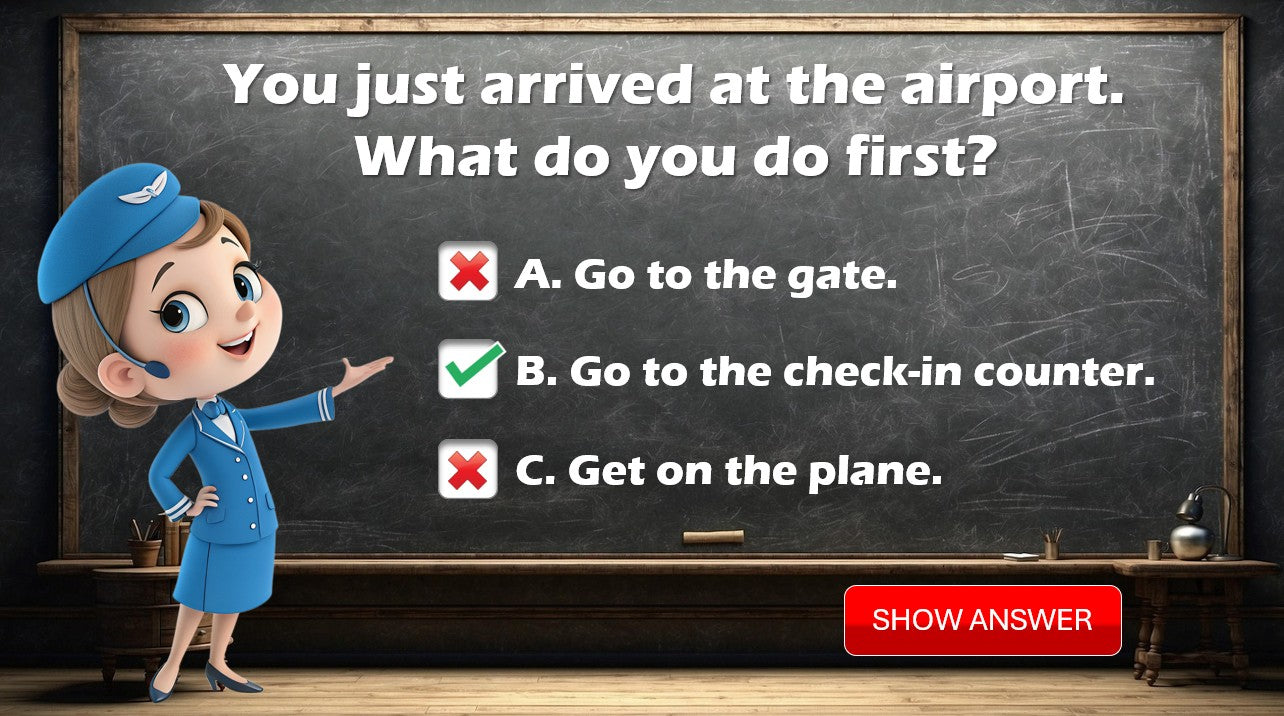 At the Airport - Grade 5 Interactive PowerPoint Lesson