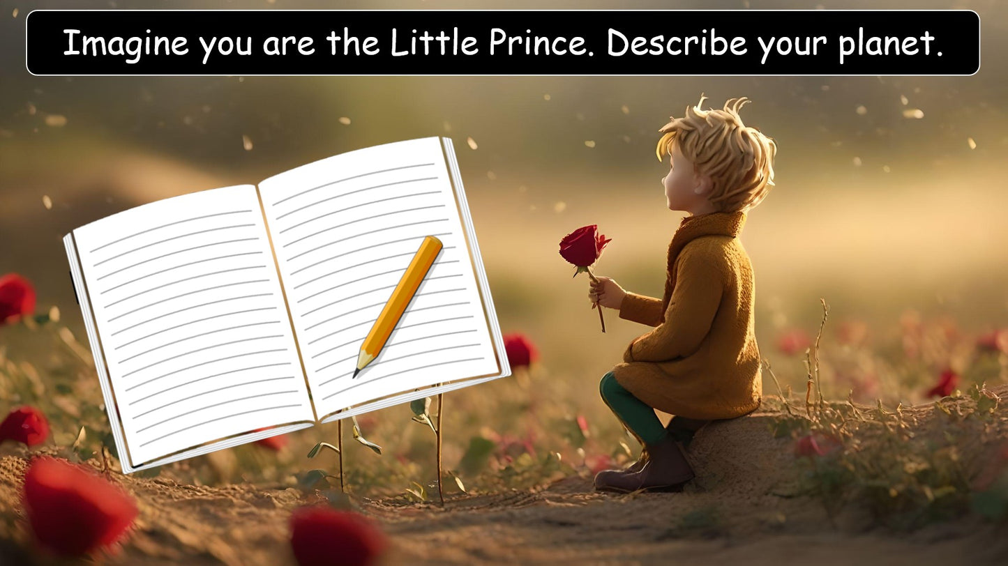 The Little Prince: Key Characters and Themes - Grade 6-7 PowerPoint Lesson