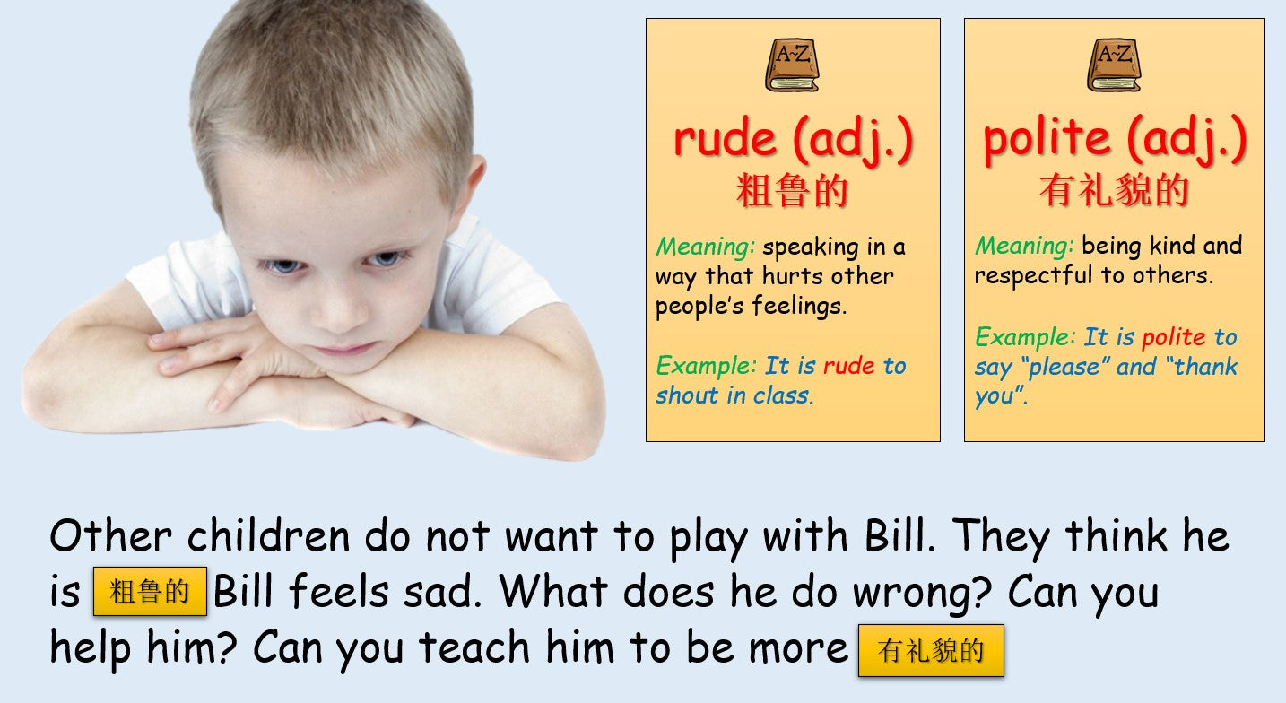 Rude vs. Polite - Grade 4-5 PowerPoint Lesson