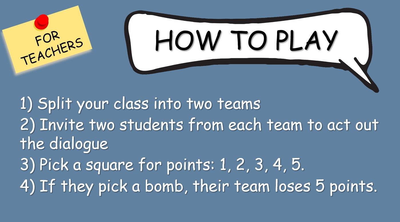 "Minefield" PPT Game Template