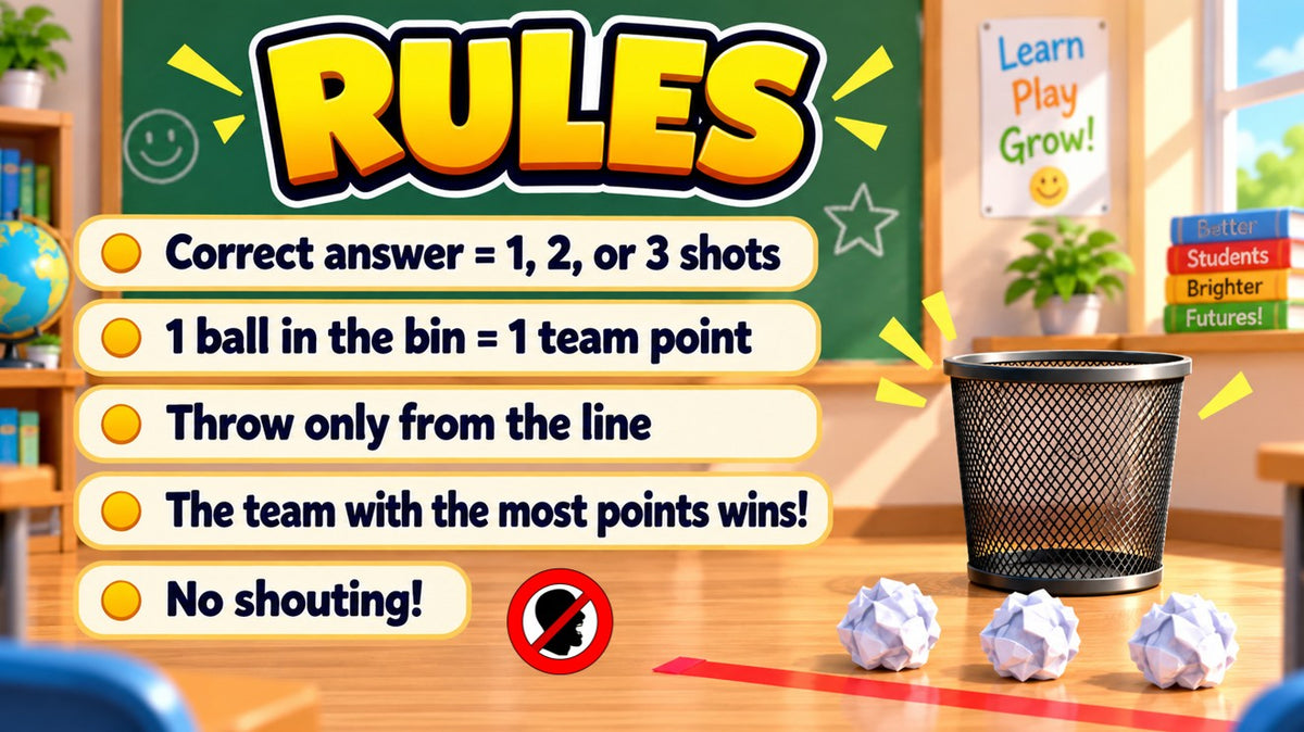 Trashball PPT Game Template