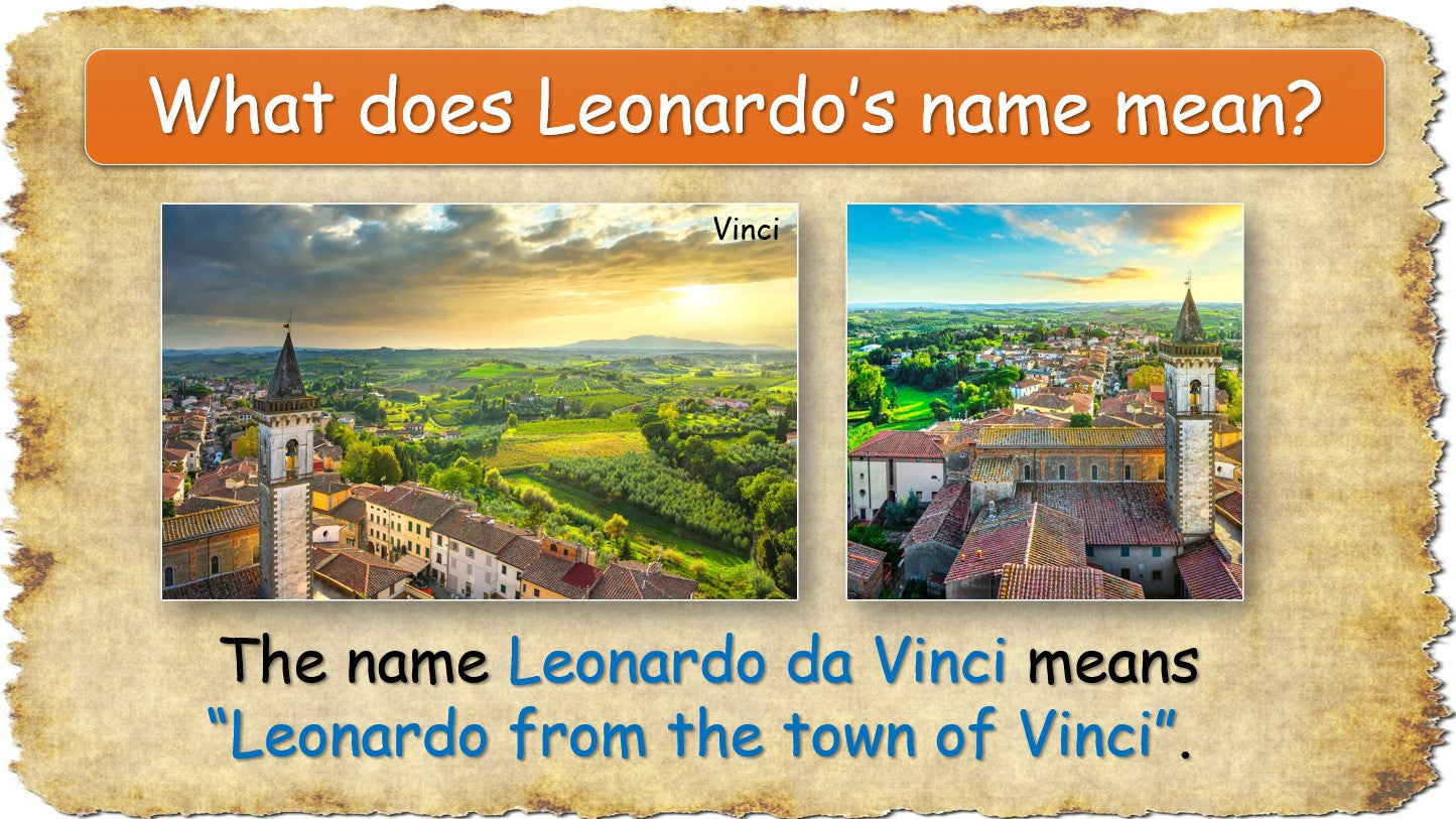 Leonardo da Vinci - Grade 6 PowerPoint Lesson + Lesson Plan