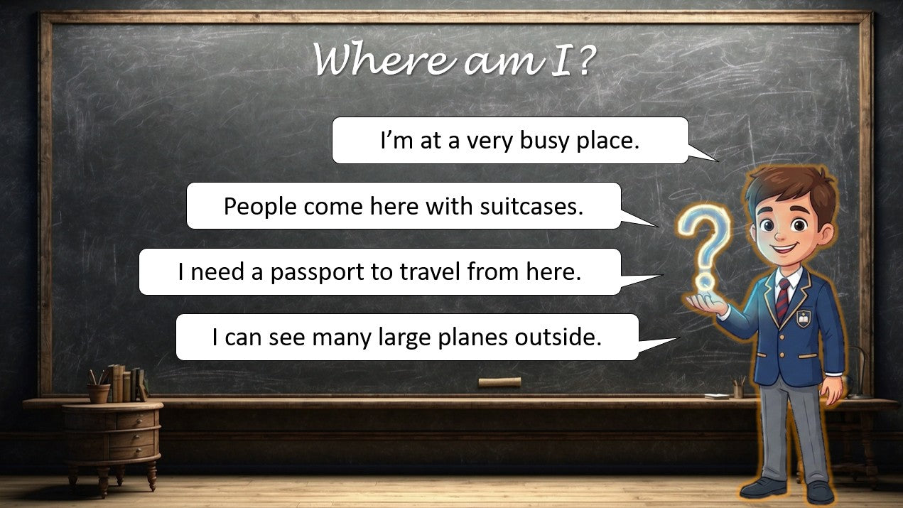 At the Airport - Grade 5 Interactive PowerPoint Lesson