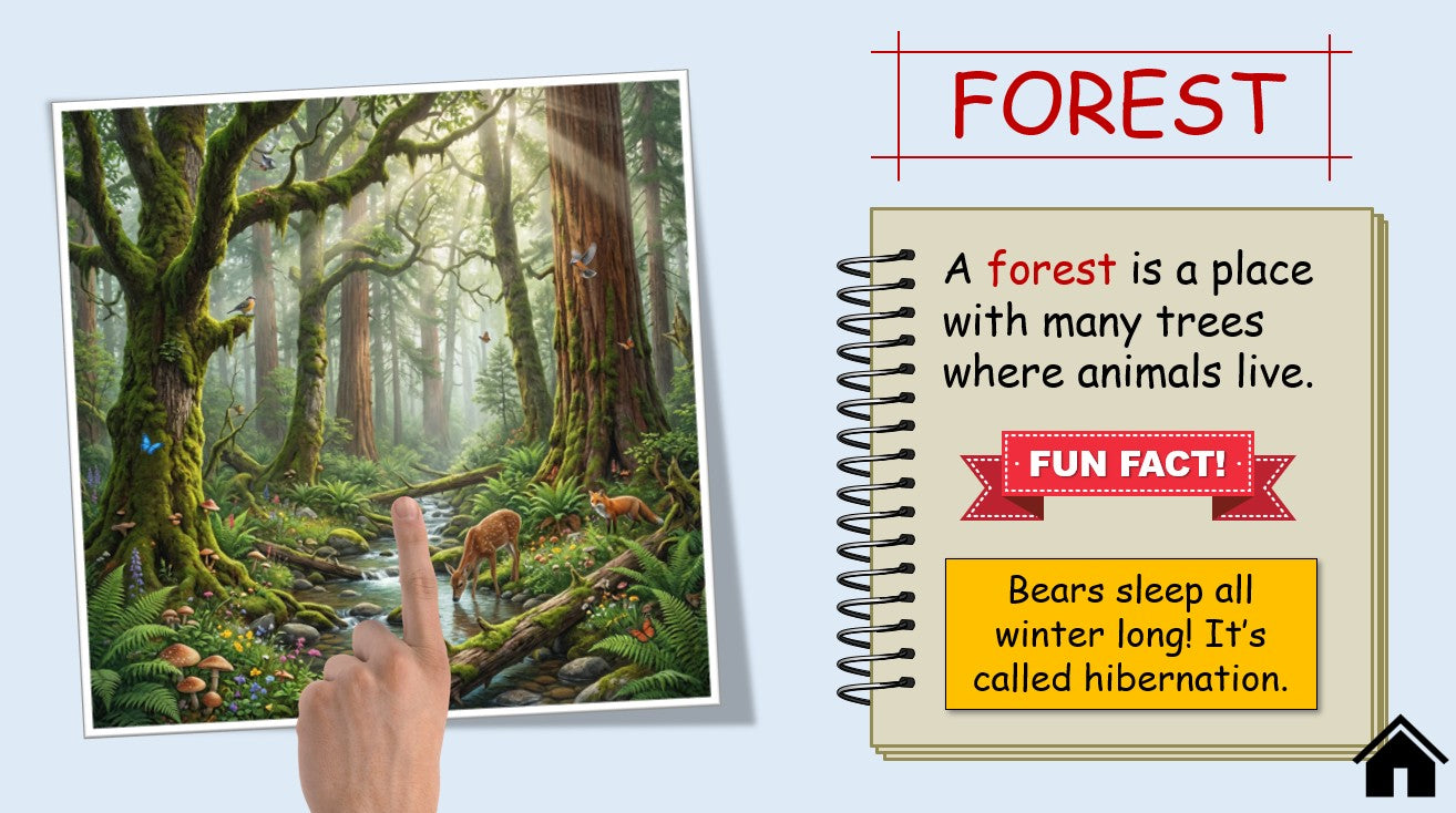 Animal Habitats - Grade 3-4 PowerPoint Lesson