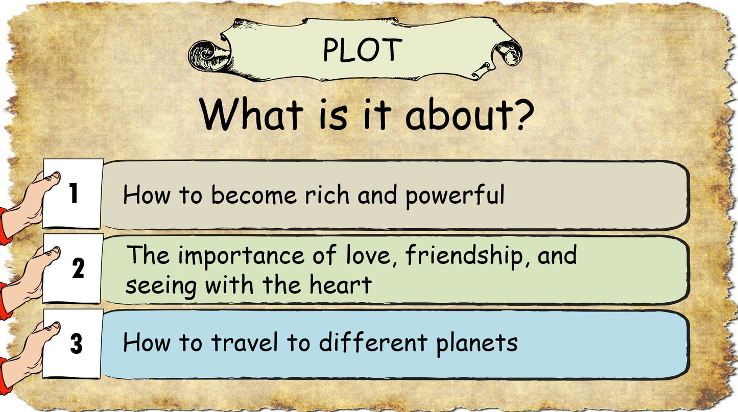 The Little Prince: Key Characters and Themes - Grade 6-7 PowerPoint Lesson