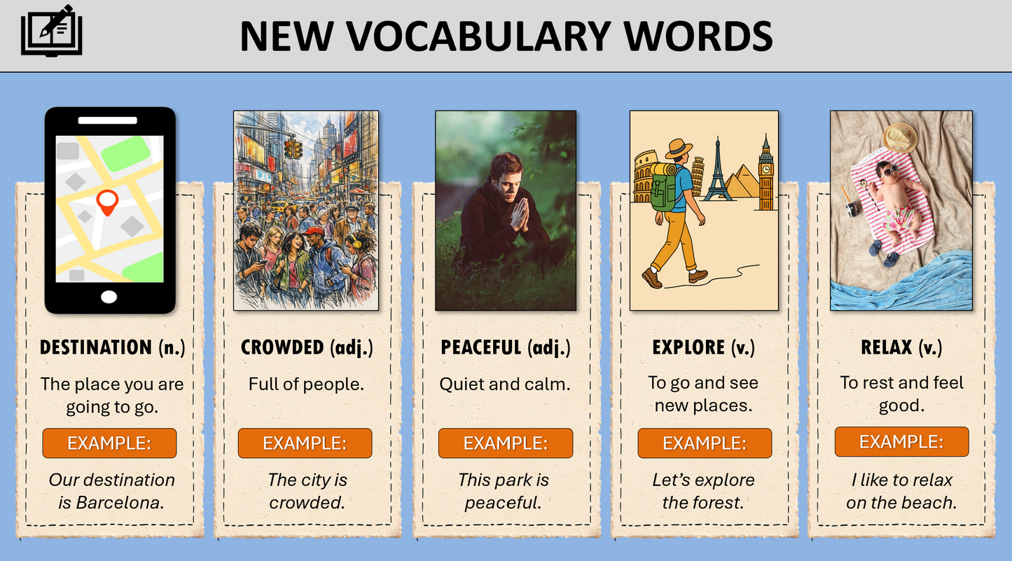 Around the World – Grade 5-6 Interactive PowerPoint Lesson