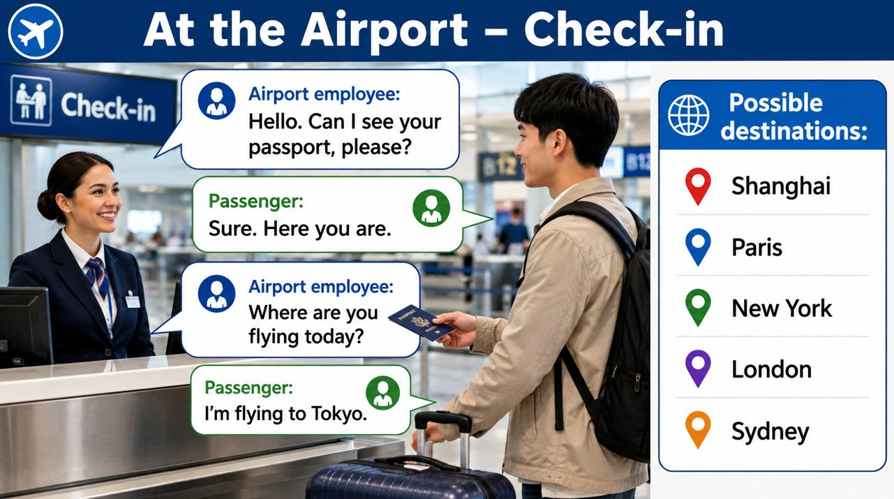 At the Airport - Grade 5 Interactive PowerPoint Lesson