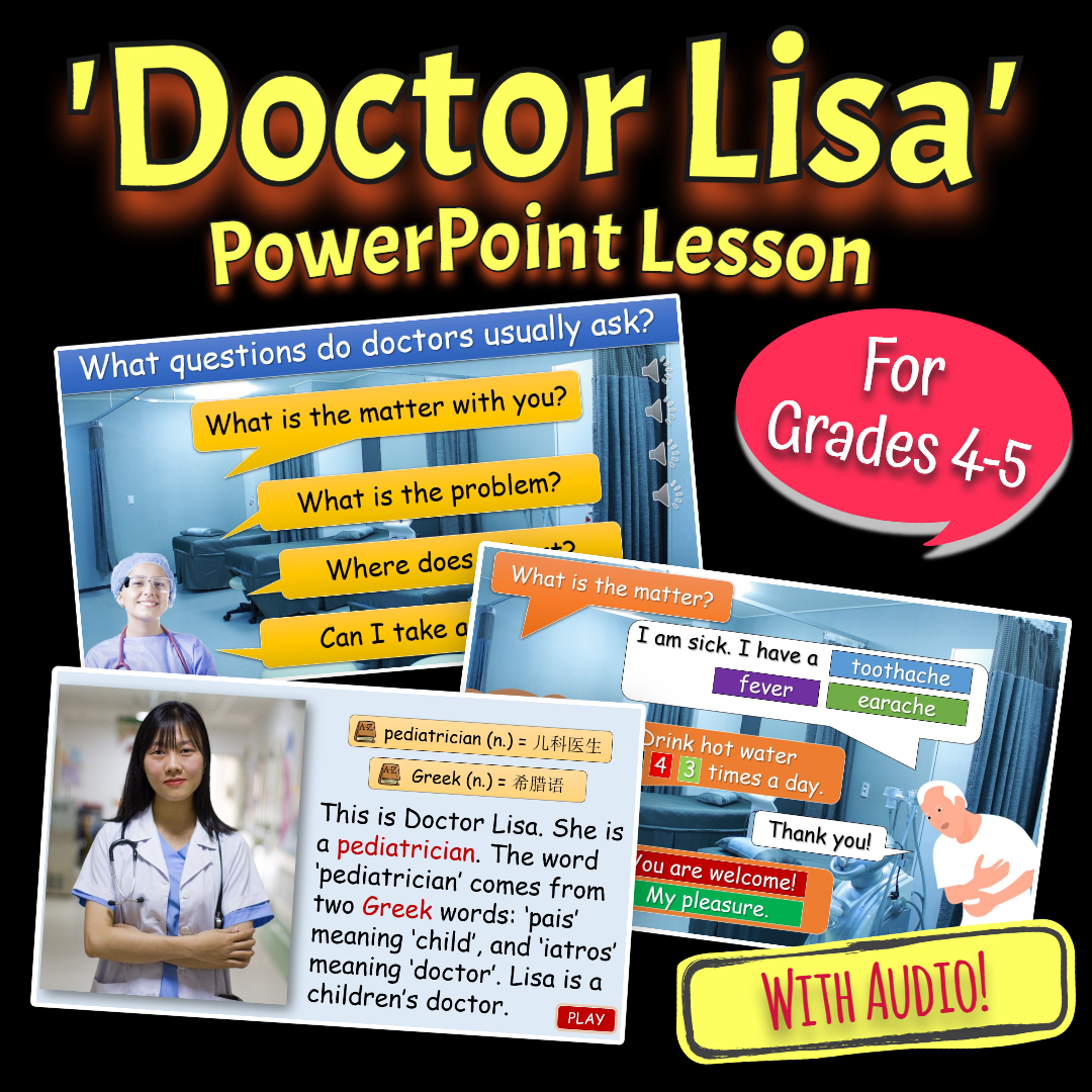 Doctor Lisa - Grade 4-5 PowerPoint Lesson with Audio