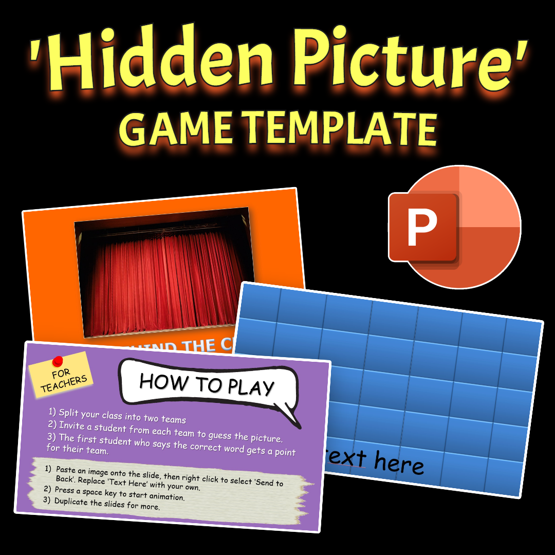 Hidden Picture PPT Game Template