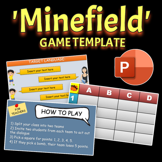 "Minefield" PPT Game Template