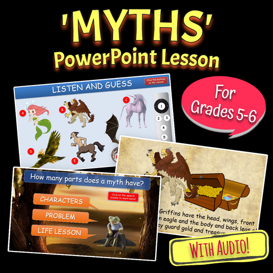 Myths - Grade 5-6 PowerPoint Lesson (Part 1)