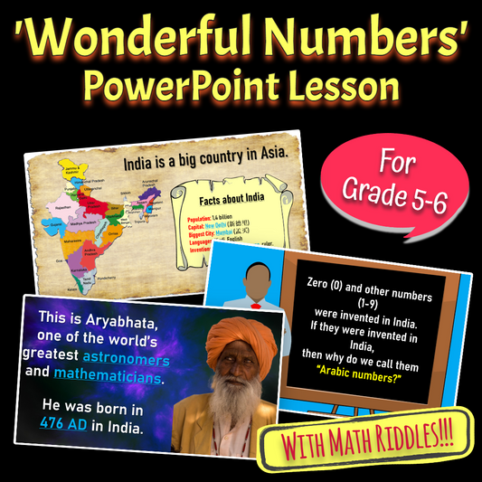 Wonderful Numbers - Grade 5-6 PowerPoint Lesson with Video