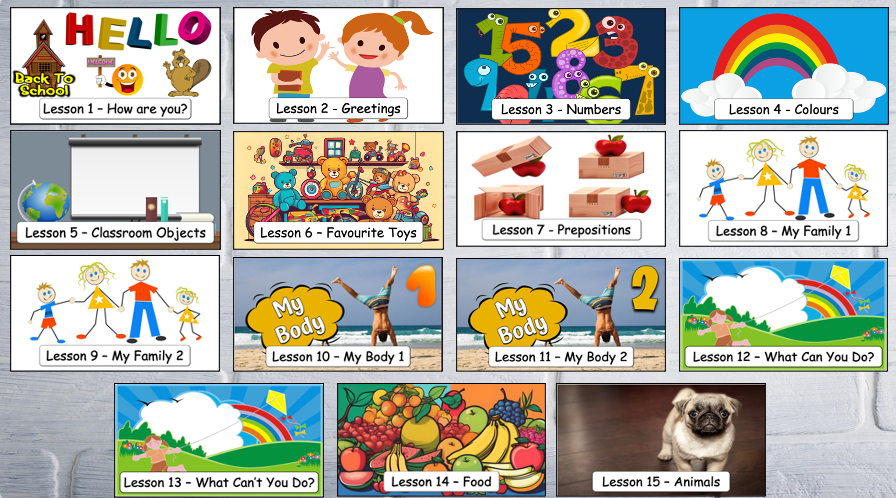 Grade 1 Semester 1 Lesson 7 - Prepositions