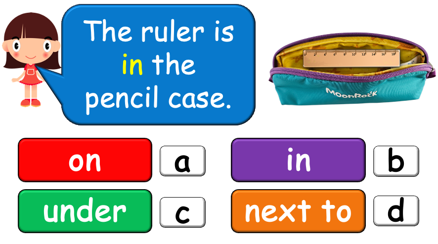 Grade 1 Semester 1 Lesson 7 - Prepositions