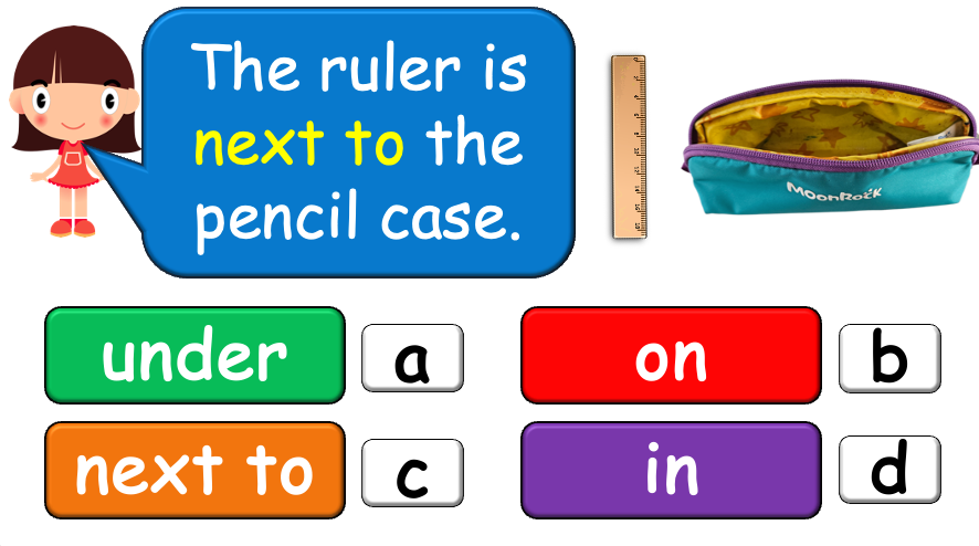 Grade 1 Semester 1 Lesson 7 - Prepositions