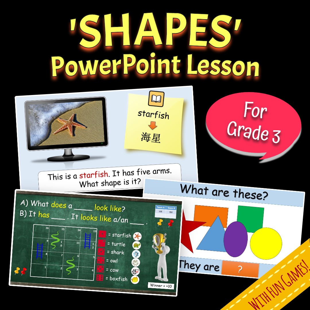 Shapes - Grade 3 PowerPoint Lesson