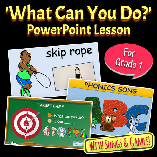 What Can You Do? - Grade 1 PowerPoint Lesson